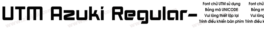 UTM Azuki Regular字体转换